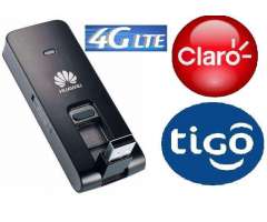 PLAN DE INTERNET LTE 4G de TIGO &#x2f; CLARO. Modem HUAWEI LTE &#x2f; DISFRUTA AL MAXIMO