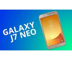 Samsung Galaxy J7 Neo nuevo y protectores