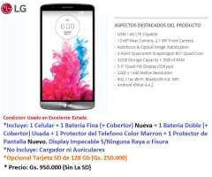 Telefono LG G3 D850 32 GB Usado en Excelente Estado
