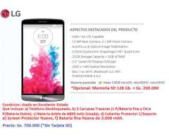 LG G3 D850 IMPECABLE  ACCESORIOS