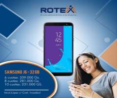 Samsung Galaxy J6 de 32 gb a cuotas