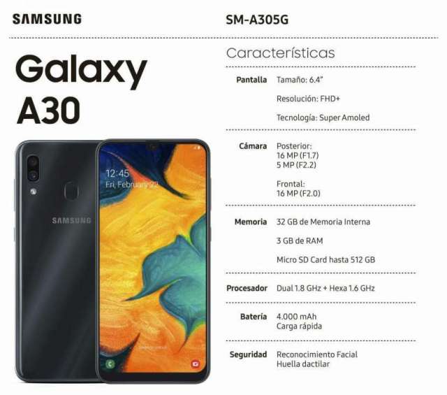 Samsung Galaxy A30 Samsung Galaxy A30